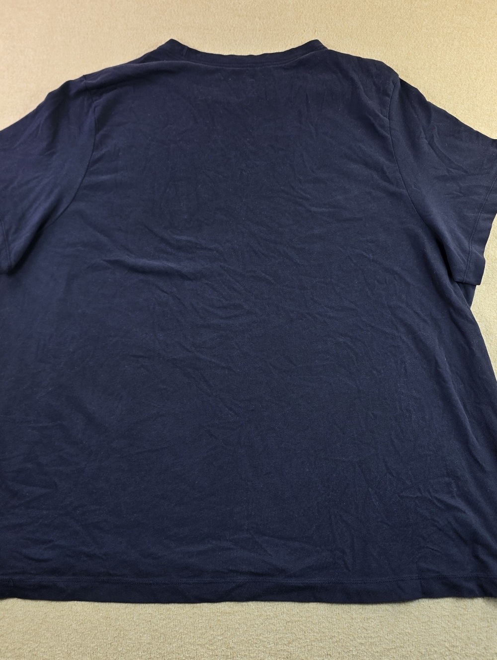 Nike Dri-Fit T Shirt Mens 4XL Blue Swoosh Athletic Casual Tee - Picture 2 of 8